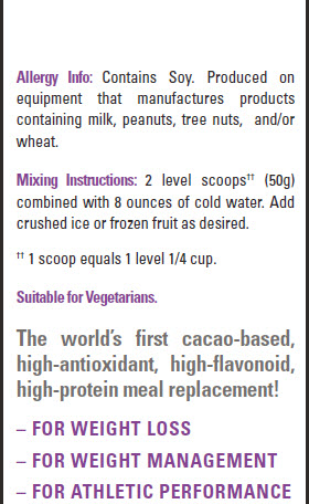 Xocai Protein Meal Replacement Shake Directions
