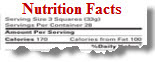 Xocai Power Sauares Nutrition Information